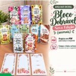 Arquivo Bloco Dobrável Animais