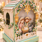 Arquivo Natal Caixa Casinha Presépio