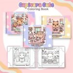 Arquivo Livro de Colorir Capivara