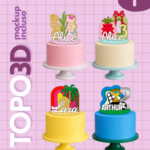 Arquivo Combo Topo de Bolo Cenário Vela