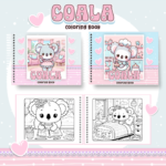 Arquivo Livro de Colorir Coala Kawaii