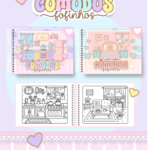 Arquivo Livro de Colorir Cômodos Fofinhos