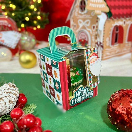 10 - Caixa Cupcake Arquivo Natal Caixa Cupcake - Imagem 1