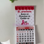 Arquivo Outubro Rosa Porta Calendário Geladeira