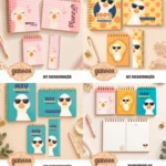 Arquivo Kit Encadernação - Gansos