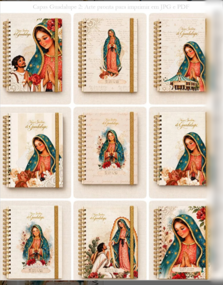 11 - Combo Encadernação NS Guadalupe 2 Arquivo Combo Encadernação Nossa Senhora Guadalupe 2 - Imagem 1