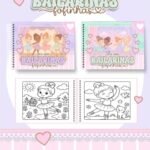 Arquivo Livro de Colorir Bailarina Fofinha