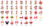 Kit Digital Minnie Mouse Vermelha - Imagem 3