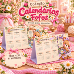 Arquivo Kit Calendários Fofos 2027