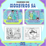 Arquivo Livro de Colorir Monstros S.A