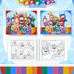 Arquivo Livro de Colorir Oddbods