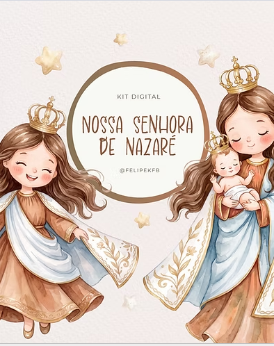 16 - Nossa Senhora de Nazaré Kit Digital Nossa Senhora de Nazaré - Imagem 1