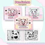 Arquivo Livro de Colorir Pandinhas