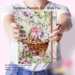 Arquivo Haja Flor - Caderno Pautado A5 + Bloquinho A6