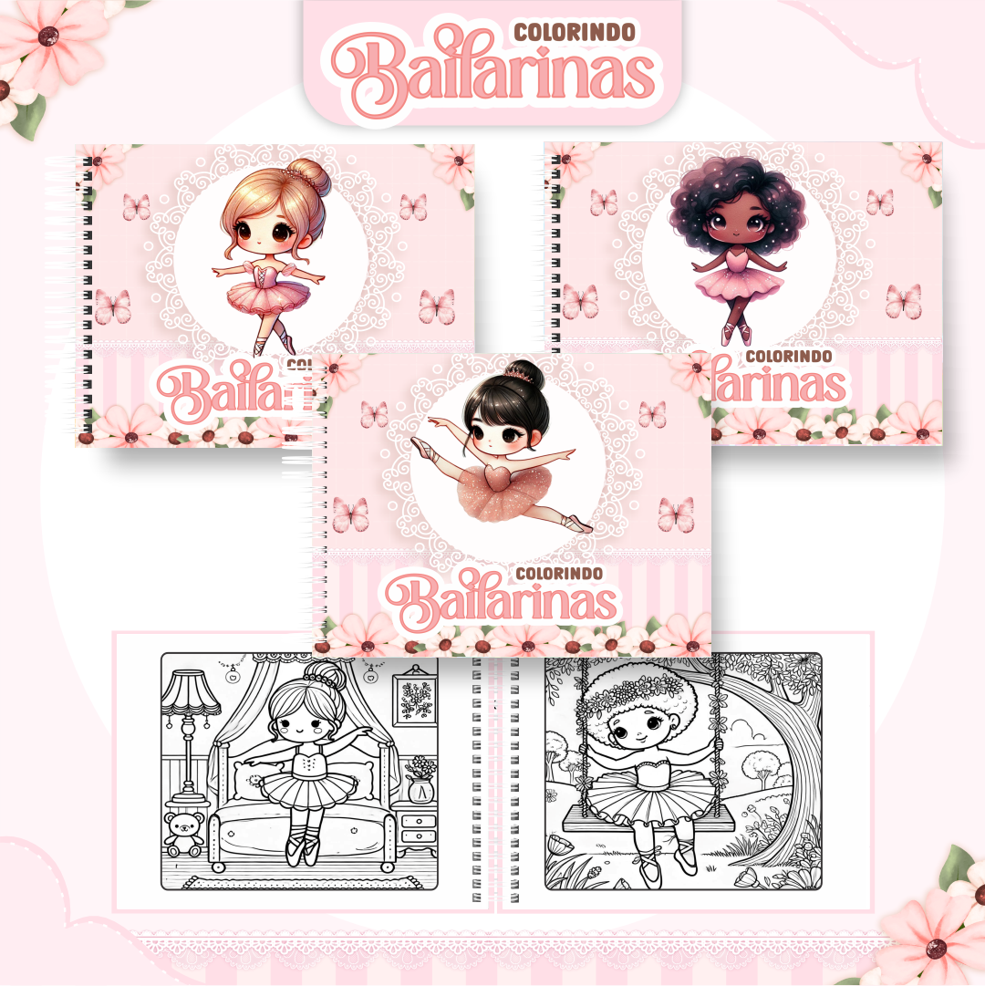 18) BAILARINA Arquivo Livro de Colorir Bailarina - Imagem 1