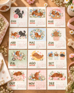 Arquivo Calendários Polaroid Magnéticos 2027 - Imagem 2