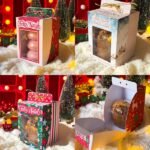 Arquivo Natal Caixa Vitrine Mini Panetone 8x8x11,5