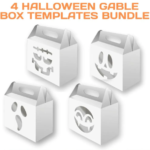 Arquivo Halloween Maletinha Rostos