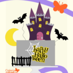 Arquivo Topo de Bolo Halloween Castelo