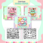 Arquivo Livro de Colorir Doces Fofos