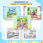 Arquivo Livro de Colorir Meios de Transportes