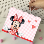Arquivo Sacolinha Minnie Rosa e Vermelha