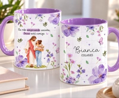 24-Eu não empreendo sozinha Arquivo Caneca Eu não empreendo sozinha - Imagem 1