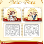 Arquivo Livro de Colorir A Bela e a Fera