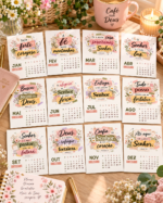 Arquivo Calendários Polaroid Magnéticos 2027 - Imagem 4