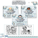 Livro de Colorir Astronauta