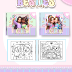 Arquivo Livro de Colorir Besties Moments - Menina
