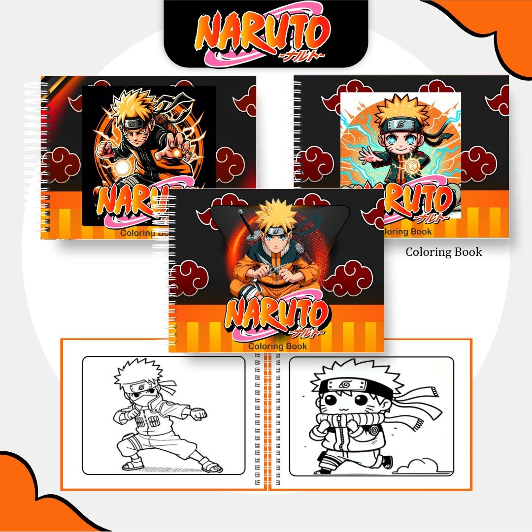 27) NARUTO Arquivo Livro de Colorir Naruto - Imagem 1