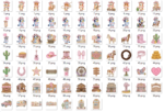 Kit Digital Bluey & Bingo - Country Girls - Imagem 2