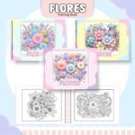 Arquivo Livro de Colorir Flores