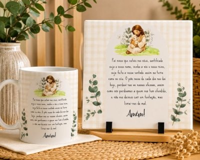 29-Pai Nosso Arquivo Caneca Pai Nosso - Imagem 1