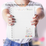 Arquivo Gatinho Cinza - Caderno Pautado A5 + Bloquinho A6 - Imagem 4