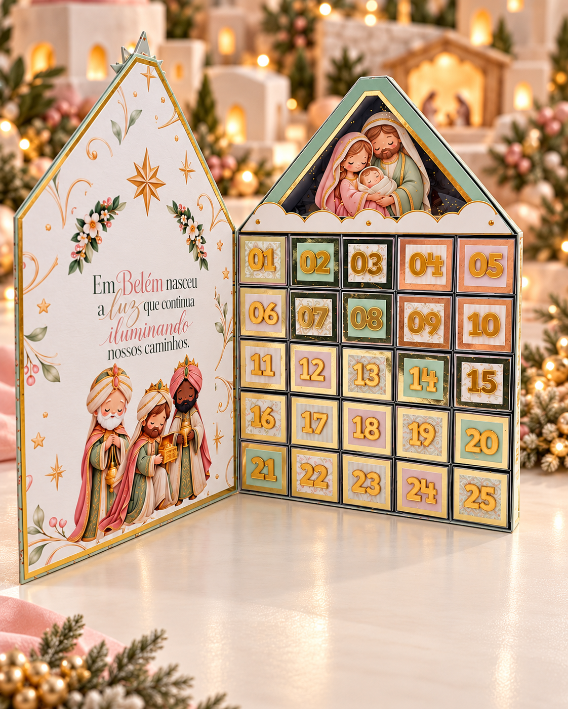 3 - CALENDARIO DO ADVENTO Arquivo Natal Calendário do Advento - Imagem 1