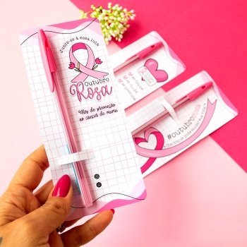 3-Card-Caneta Arquivo Outubro Rosa Card Caneta - Imagem 1