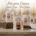 Arquivo Caneca Frei Gilson Santo Terço