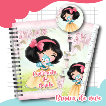 30-Princesas Arquivo Caderneta de Saúde Princesas - Imagem 1