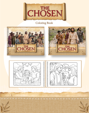 31) THE CHOSEN. Arquivo Livro de Colorir The Chosen - Imagem 1