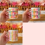 Arquivo Caneca Floral Jardim Vertical