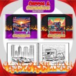 Arquivo Livro de Colorir Carros e Caminhões