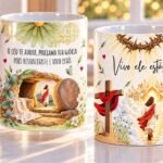 Arquivo Caneca Natal Cristão - Vivo Ele Está