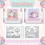 Arquivo Livro de Colorir Jardim de Passarinhos