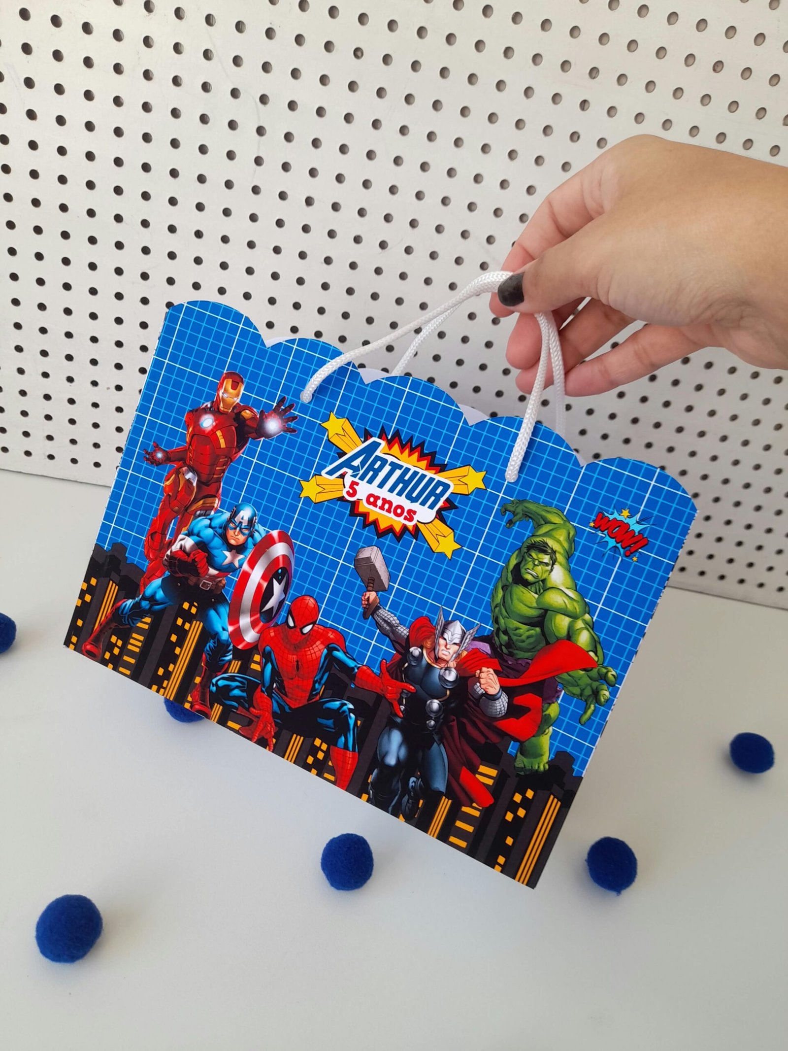37 - VINGADORES 1 Arquivo Sacolinha Vingadores - Imagem 1