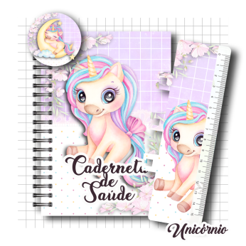 38-Unicornio Arquivo Caderneta de Saúde Unicórnio - Imagem 1