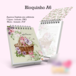 Arquivo Haja Flor - Caderno Pautado A5 + Bloquinho A6 - Imagem 4