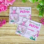 Arquivo Outubro Rosa Card Chaveiro