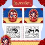 Arquivo Livro de Colorir Branca de Neve Cute